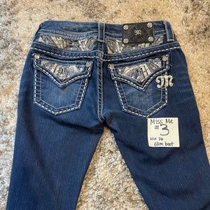 Miss Me Slim Boot Size 26